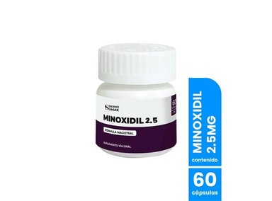 MINOXIDIL 2,5MG 60 CAPSULAS DERMO SUMAK