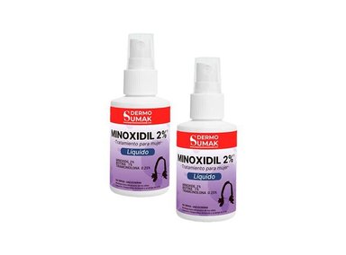 LOCIÓN MINOXIDIL MUJER 2% 60ML DERMO SUMAK 2 UND - 2