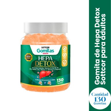 GOMITAS ADULTO HEPA DETOX GOMITAS 130 SOTTCOR
