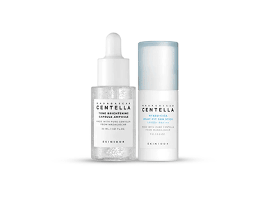 DÚO TONE BRIGHTENING AMPOULE 30ML + HYALU-CICA SUN SERUM SKIN1004 - 1