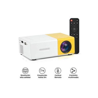 MINI PROYECTOR YG 300 LED PORTÁTIL PARA CINE EN CASA