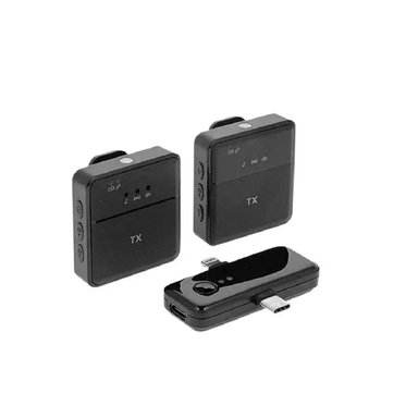 MICRÓFONO INALÁMBRICO SX31 DUAL PARA CELULAR 3 EN 1