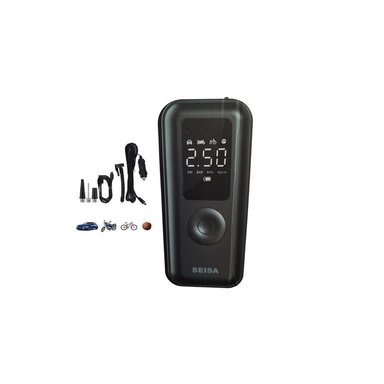 INFLADOR NEUMÁTICOS SEISA PORTÁTIL LUZ EMERGENCIA AF-C03