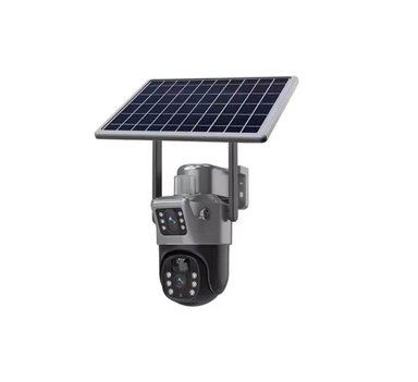 CÁMARA LANTUN VCS09 1080MPX SEGURIDAD DOBLE LENTE CON PANEL SOLAR - 1