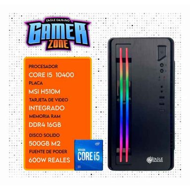 CPU INTEL INTEL CORE I5 RAM16GB CORE I5-10400- -SSD 1OMA 500GB - 2