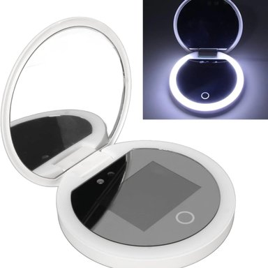 ESPEJO COMPACTO CON CÁMARA UV PARA PRUEBA DE PROTECTOR SOLAR - 1