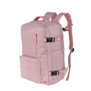 MOCHILA DE VIAJE DEPORTIVA CABINERA GRANDE ESPACIOSA ROSADA KUZLER