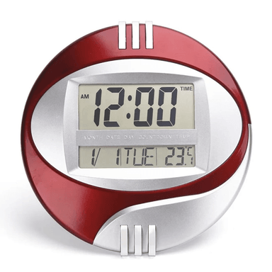 RELOJ DIGITAL BS-K2558R PARED Y MESA / ALARMA / CALENDARIO