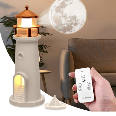 LÁMPARA FARO PROYECTOR DE LUNA REALISTA CON CONTROL REMOTO - 2