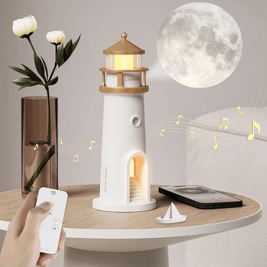 LÁMPARA FARO PROYECTOR DE LUNA REALISTA CON CONTROL REMOTO - 3