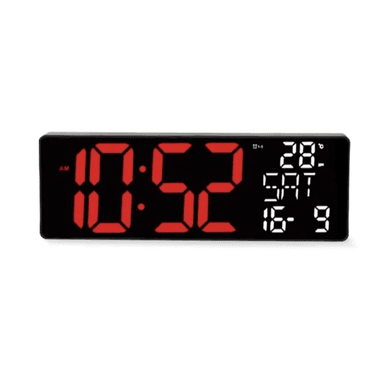 RELOJ DE PARED DIGITAL LED CON TEMPERATURA Y FECHA