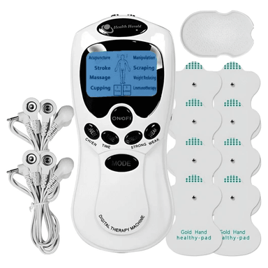 ELECTROESTIMULADOR TENS DIGITAL THERAPY 8 PARCHES GIMNASIA - 2