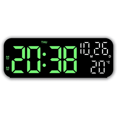 RELOJ DESPERTADOR LED MULTIFUNCIONAL DORMITORIO OFICINA