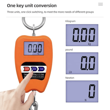 BALANZA COLGANTE DIGITAL 200KG CON ALTA PRECISION - 3