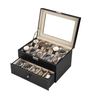 ORGANIZADOR DE 2 NIVELES PARA 20 RELOJES