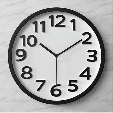 RELOJ DE PARED ANALÓGICO 36X36 CM