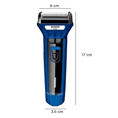 MÁQUINA DE AFEITAR SONAR 6020 3 EN 1 CON CABEZAL INTERCAMBIABLE INALÁMBRICA - 5