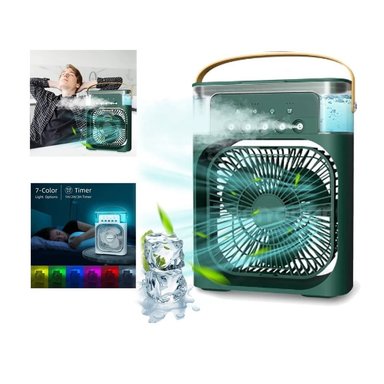 ENFRIADOR AIRE ACONDICIONADO 3 EN 1 VENTILADOR PORTÁTIL HUMIDIFICADOR