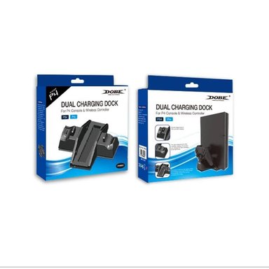 BASE DE CARGA HB-P4002B DOBLE SOPORTE CONSOLA Y COOLER PARA PLAYSTATION 4 PS4 - 2
