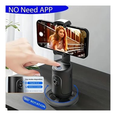 TRÍPODE CON SEGUIMIENTO FACIAL AUTOMÁTICO 360° CON LECTOR DE GESTOS - 4