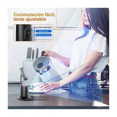 TRÍPODE CON SEGUIMIENTO FACIAL AUTOMÁTICO 360° CON LECTOR DE GESTOS - 5