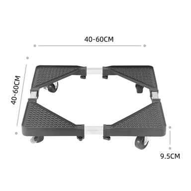SOPORTE PARA ELECTRODOMÉSTICOS MULTIUSO BASE RACK REGULABLE CON RUEDAS - 4