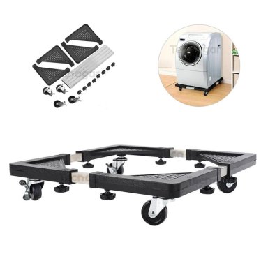 SOPORTE PARA ELECTRODOMÉSTICOS MULTIUSO BASE RACK REGULABLE CON RUEDAS - 2