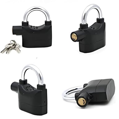 CANDADO CON ALARMA ANTIRROBO PARA MOTO SCOOTER O BICICLETA - 3