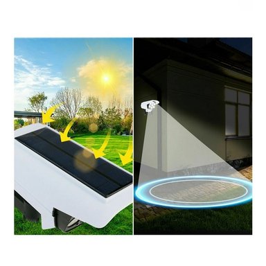 LÁMPARA OEM KL-2178T SOLAR SENSOR MOVIMIENTO FORMA CAMARA SEGURIDAD - 6