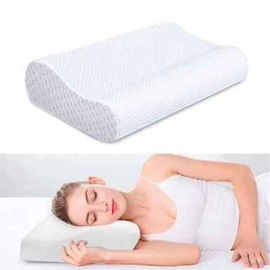 ALMOHADA VISCOELÁSTICA ORTOPÉDICA DE ESPUMA CERVICAL MEMORY PILLOW