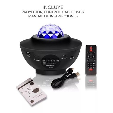 PROYECTOR SEISA LED-B45G GALAXIA CON PARLANTE BLUETOOTH Y LUCES LED RGB PARA FIESTA - 4