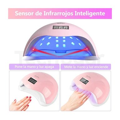 LÁMPARA LED OEM SECADORA DE UÑAS UV 48W PROFESIONAL DE MANO - 3