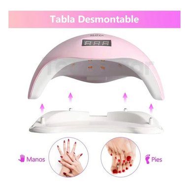 LÁMPARA LED OEM SECADORA DE UÑAS UV 48W PROFESIONAL DE MANO - 4