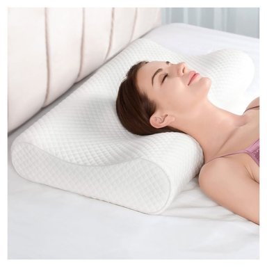 ALMOHADA VISCOELÁSTICA ORTOPÉDICA DE ESPUMA CERVICAL MEMORY PILLOW
