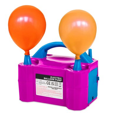 INFLADOR DE GLOBOS ELÉCTRICO DOBLE BOQUILLA DE AIRE - 1