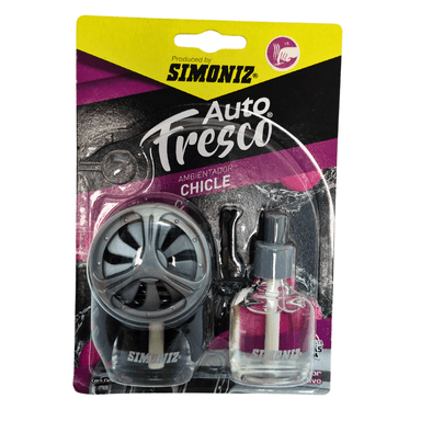 AMBIENTADOR SIMONIZ PARA AUTO SHICK CON REPUESTO AROMA CHICLE