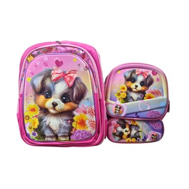 MOCHILA PARA NIÑAS 3 EN 1 MULTIPACK REGRESO AL COLEGIO MEGAPACK INFANTIL