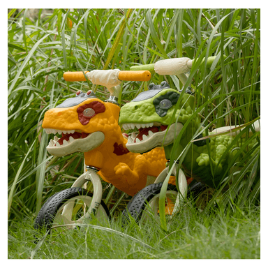 BICICLETA DE EQUILIBRIO PARA NIÑOS DINOSAURIO CON LUCES Y SONIDO / APRENDIZAJE SOBRE RUEDAS - 4