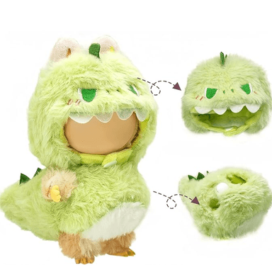 ROPA DE DISFRAZ DINOSAURIO PARA MUÑECO BUBU - 2 PIEZAS