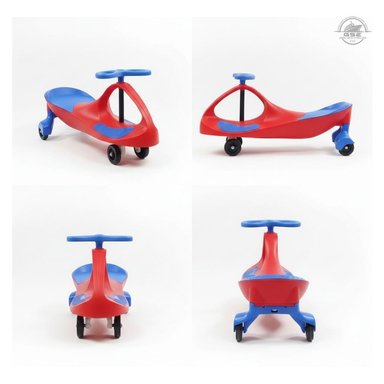 COCHE DE ARRASTRE TWISTCAR PARA NIÑOS Y NIÑAS CORREPASILLOS / GIRO DE 360° DISEÑO HELICOPTERO - 2