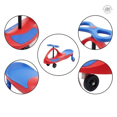 COCHE DE ARRASTRE TWISTCAR PARA NIÑOS Y NIÑAS CORREPASILLOS / GIRO DE 360° DISEÑO HELICOPTERO - 3