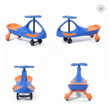 COCHE DE ARRASTRE TWISTCAR PARA NIÑOS Y NIÑAS CORREPASILLOS / GIRO DE 360° DISEÑO HELICOPTERO - 2