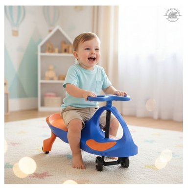 COCHE DE ARRASTRE TWISTCAR PARA NIÑOS Y NIÑAS CORREPASILLOS / GIRO DE 360° DISEÑO HELICOPTERO - 5
