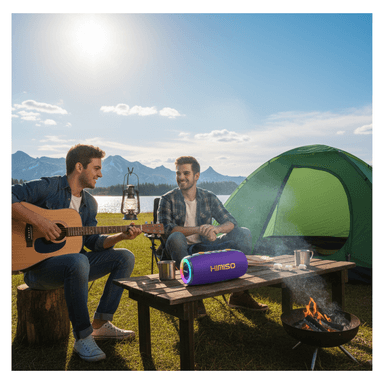 PARLANTE BLUETOOTH KIMISO RECARGABLE PORTÁTIL LUCES LED RGB BOCINA INALÁMBRICA KMS-279 - 3
