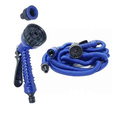 MANGUERA EXPANDIBLE DE  15 METROS / VERDE USO DOMÉSTICO PARA EL HOGAR