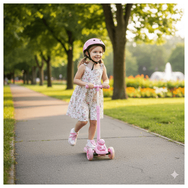 SCOOTER MONOPATÍN PARA NIÑOS Y NIÑAS DISEÑO CAPIBARA KAWAII / ALUMINIO PLEGABLE ANTIDESLIZANTE - 2