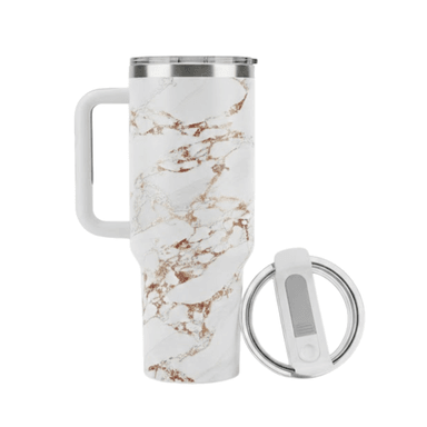 VASO TÉRMICO DE ACERO INOXIDABLE CON SORBETE 1 LT ASA PORTABLE  USO DIARIO Y  PERSONAL / DISEÑO ÚNISEX