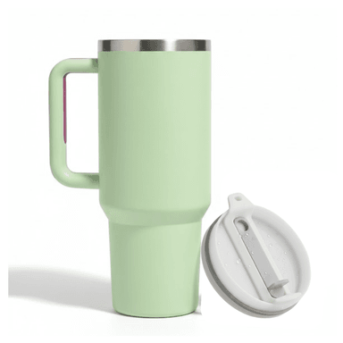VASO TÉRMICO DE ACERO INOXIDABLE CON SORBETE 1 LT ASA PORTABLE  USO DIARIO Y  PERSONAL / DISEÑO ÚNISEX