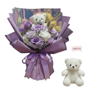 FLORES BOUQUET ROSAS ARTIFICIALES DECORATIVA REGALO