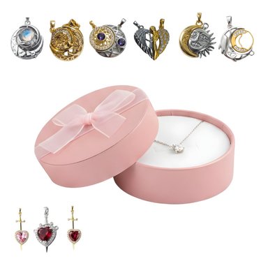 COFRE CON COLLAR JUEGO DE COLLARES PARA PAREJAS / REGALO PERFECTO PARA TU PAREJA